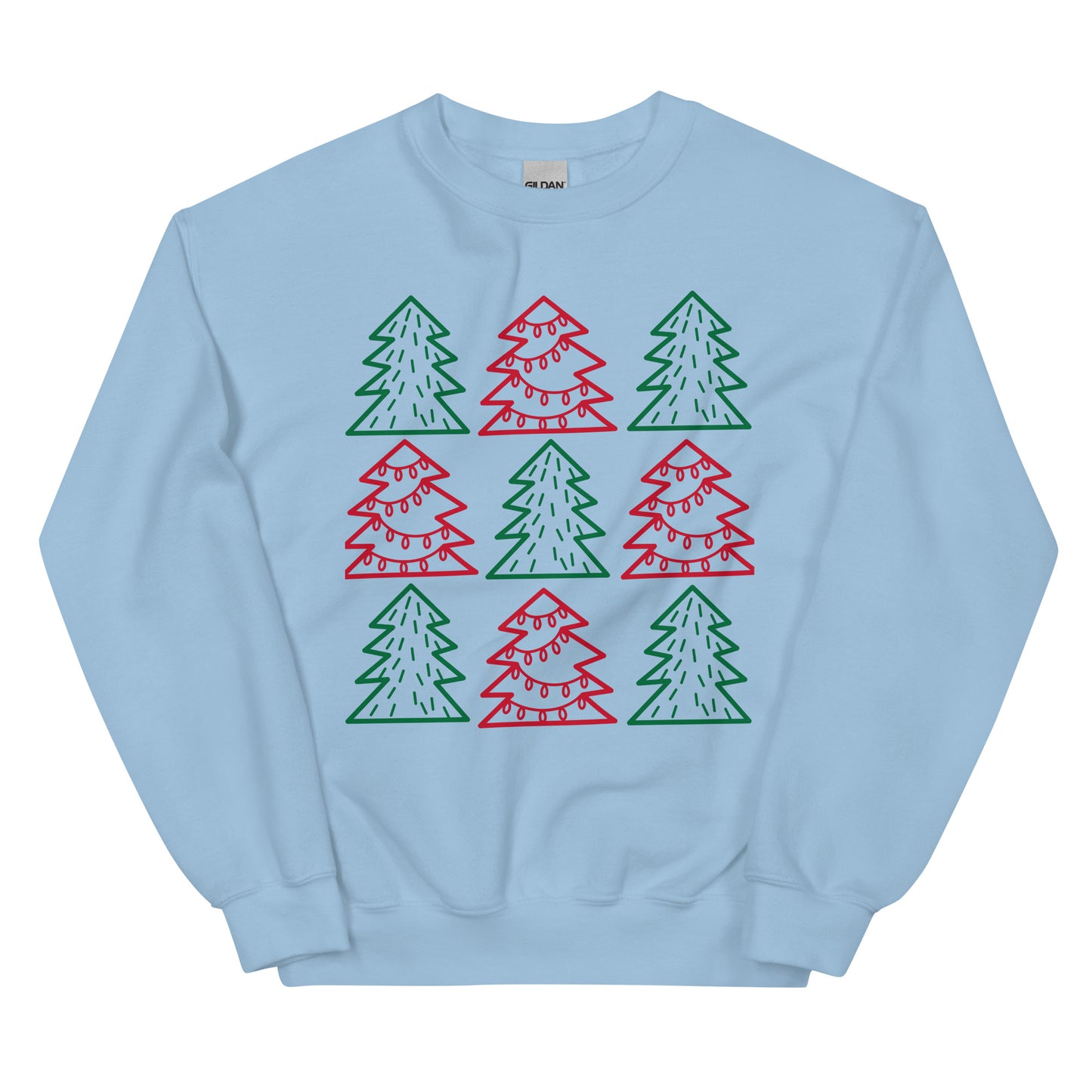 Christmas trees Unisex Sweatshirt
