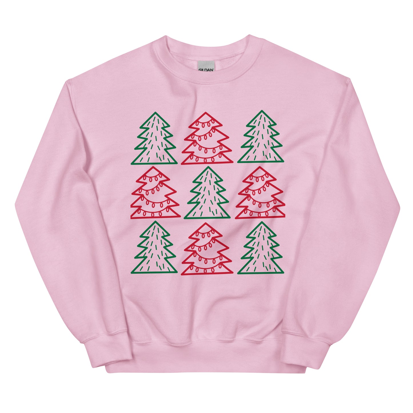 Christmas trees Unisex Sweatshirt