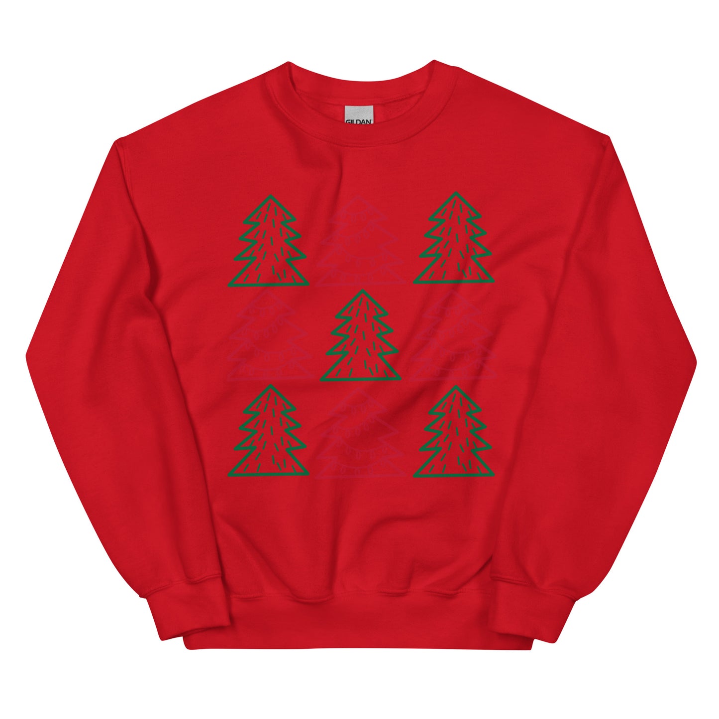 Christmas trees Unisex Sweatshirt