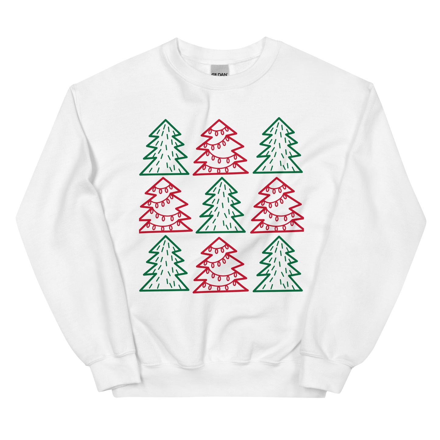 Christmas trees Unisex Sweatshirt