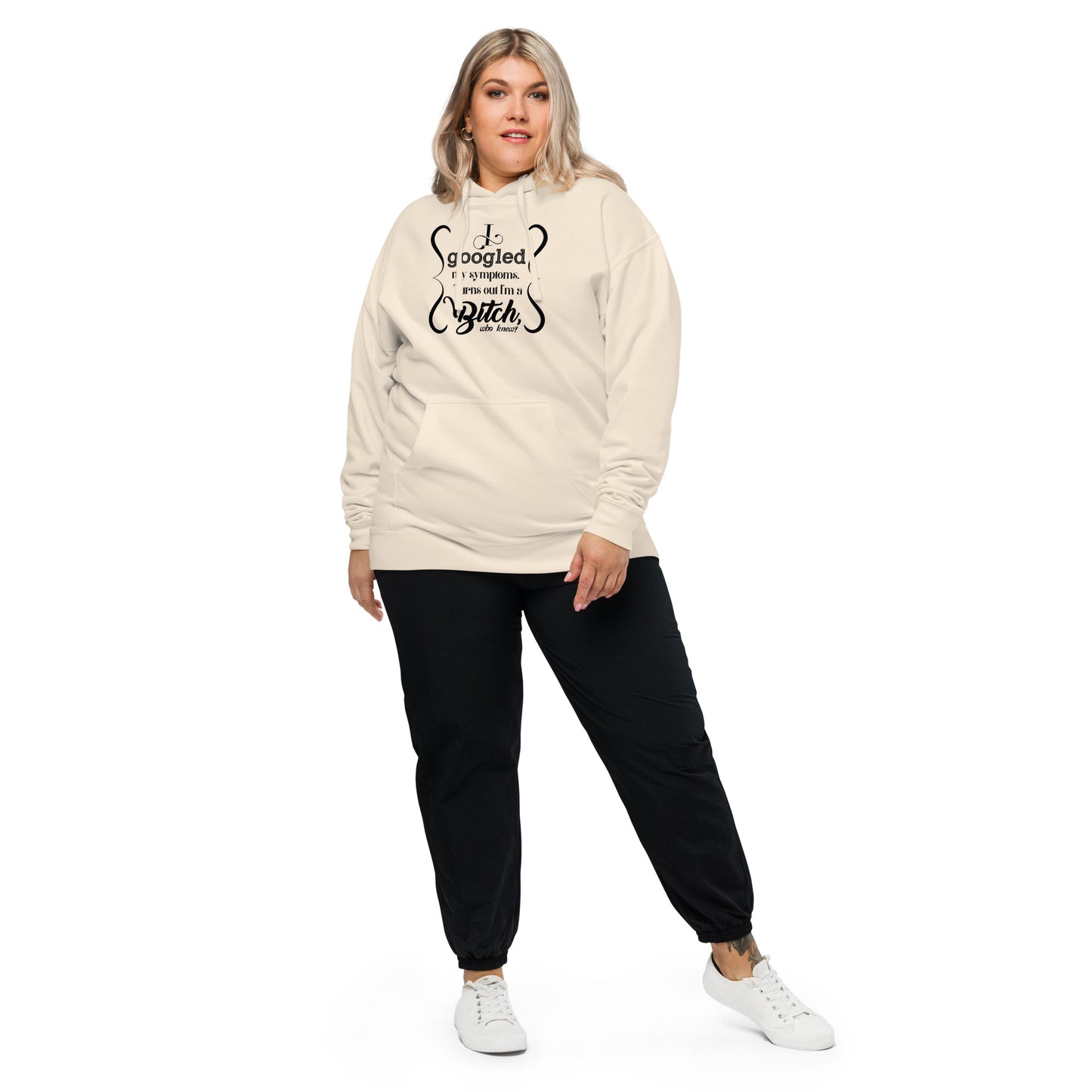 I’m a bitch Unisex midweight hoodie