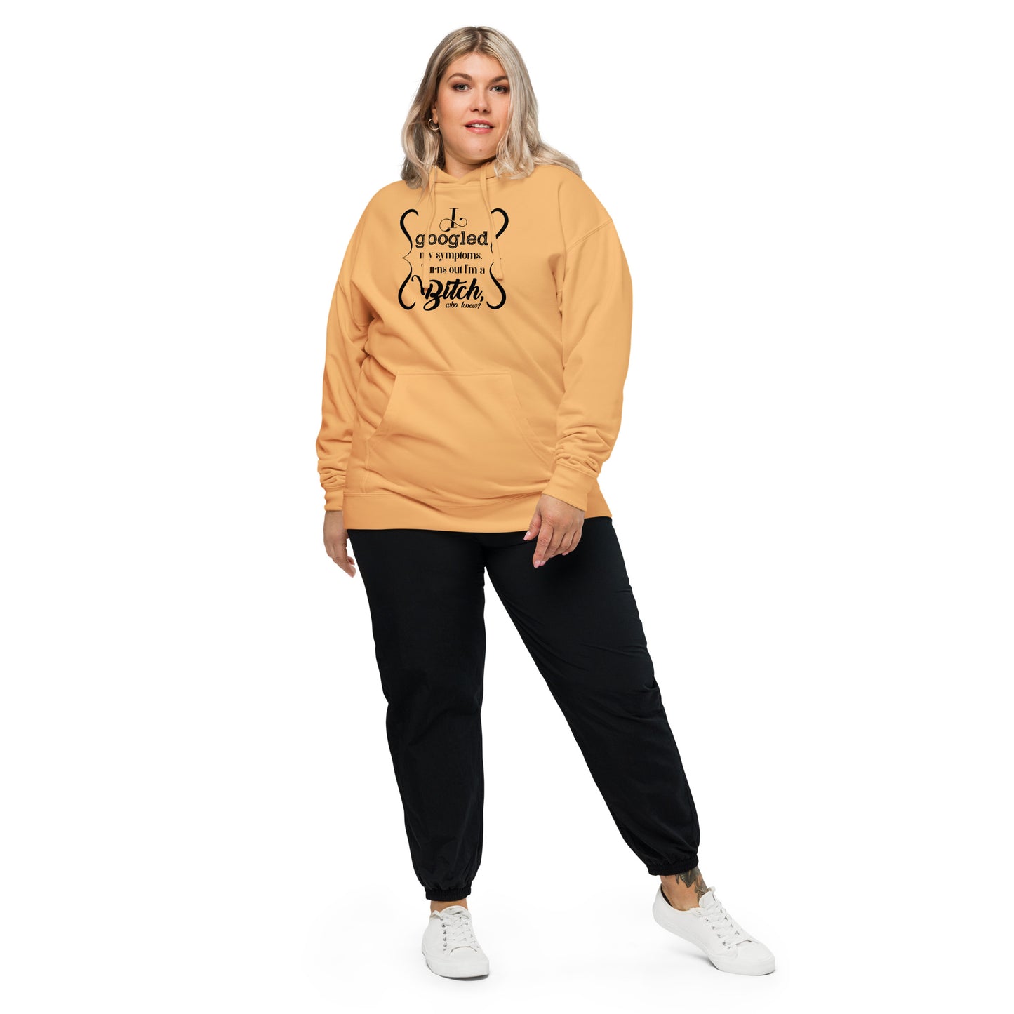 I’m a bitch Unisex midweight hoodie