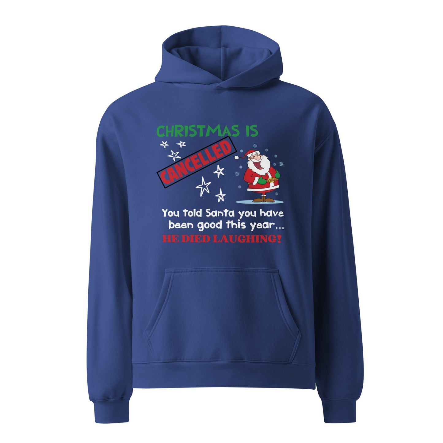 Christmas Cancelled Unisex oversized hoodie