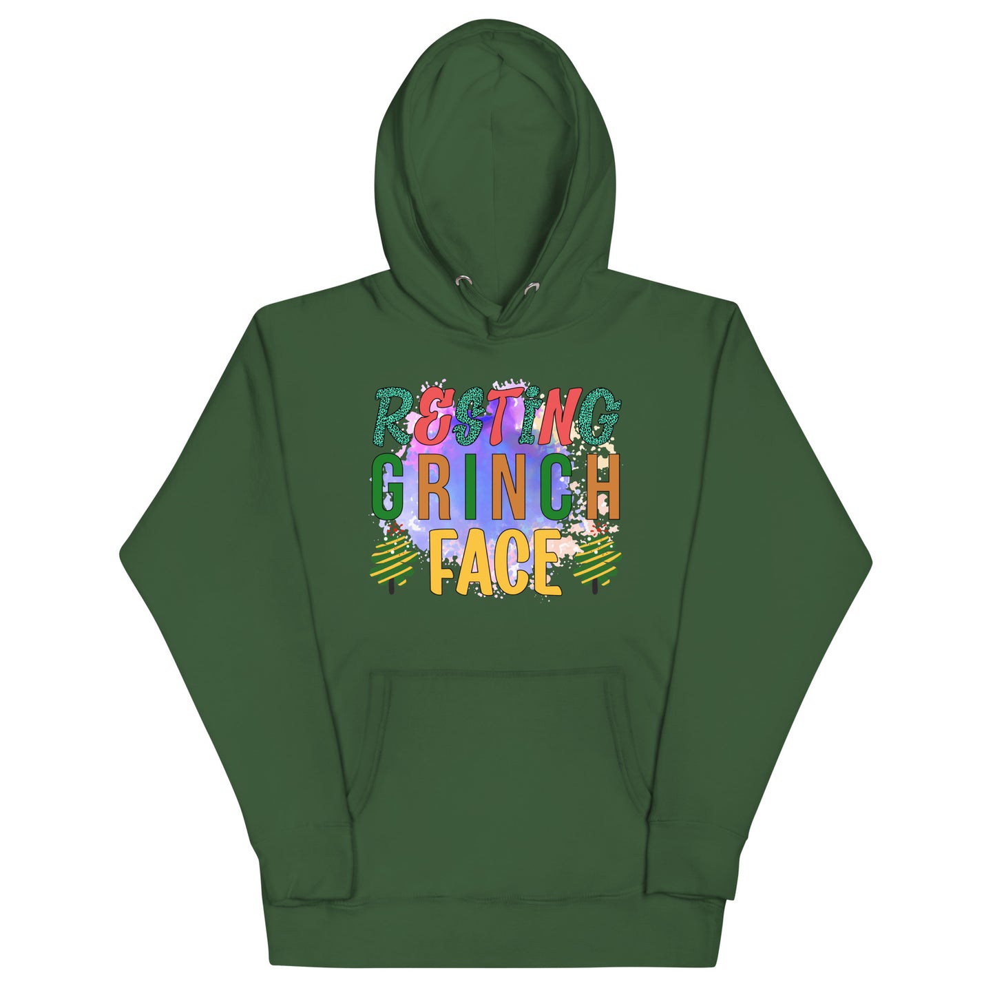 Resting grinch face Unisex Hoodie