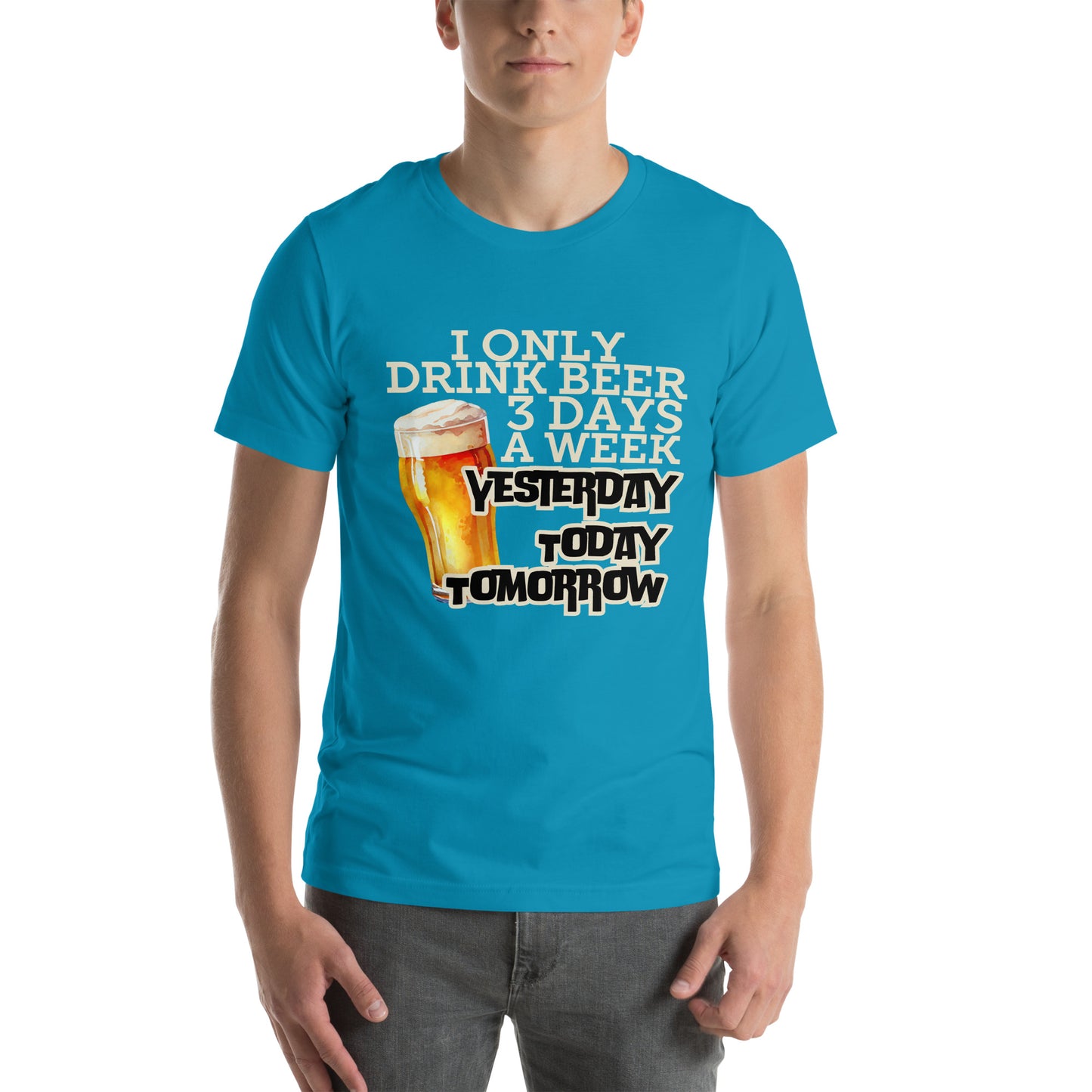 I only drink Unisex t-shirt