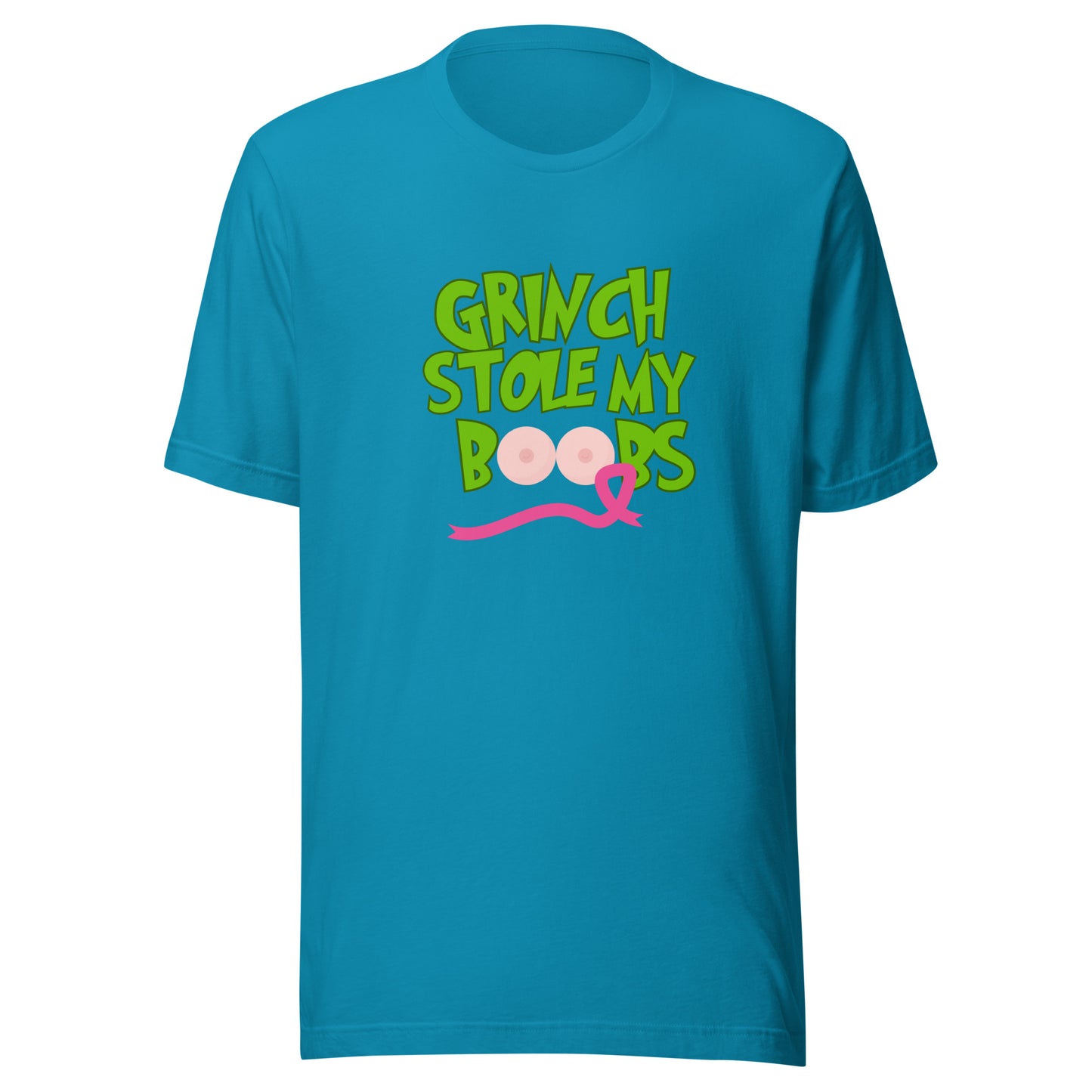 Grinch stole my boobs Unisex t-shirt