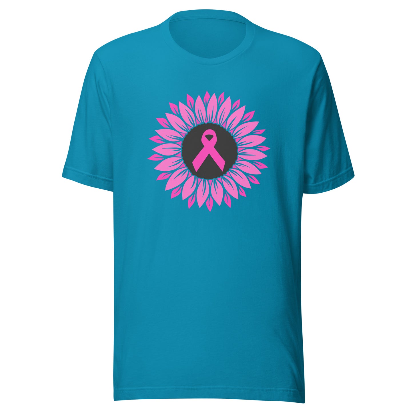 Sunflower ribbon Unisex t-shirt