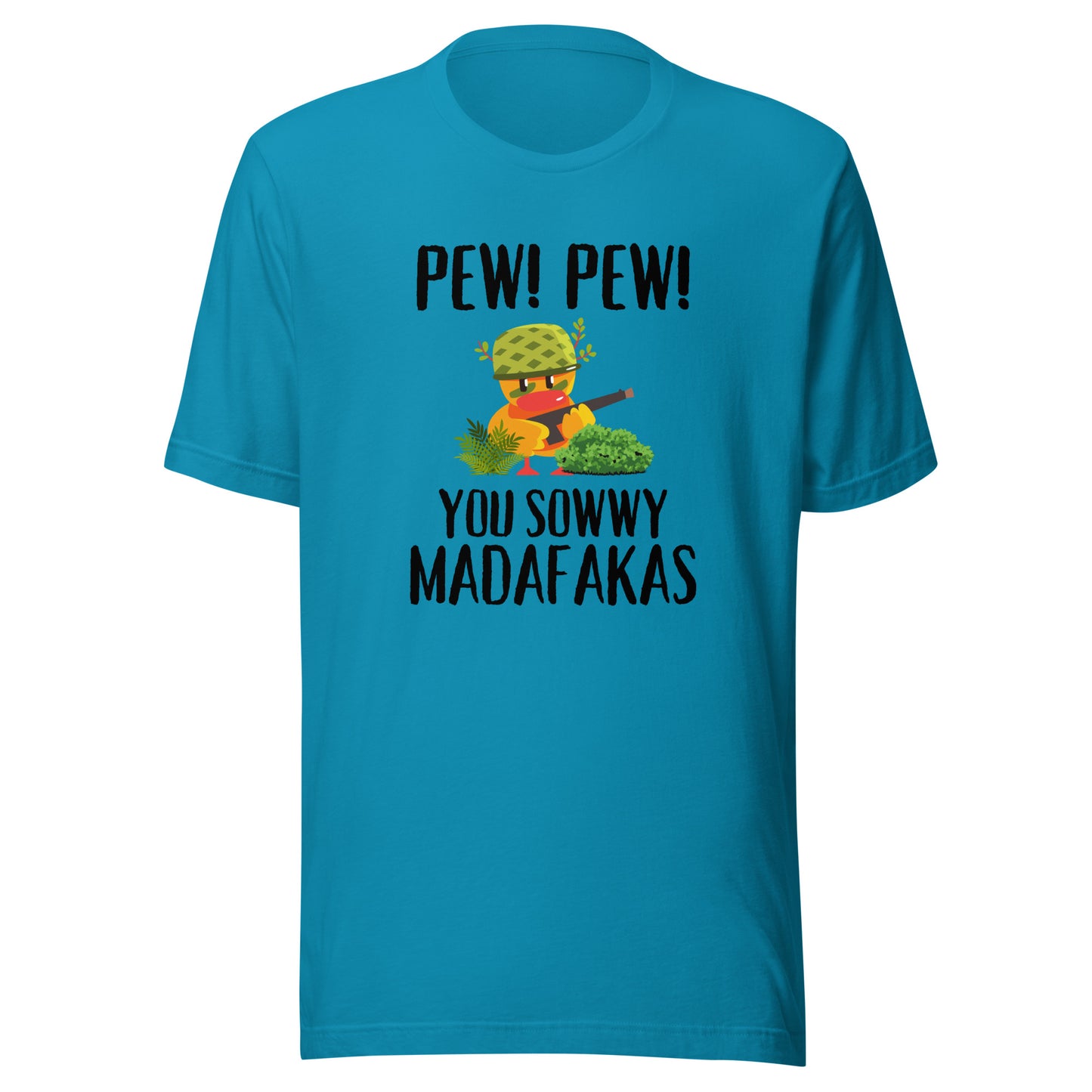 Pew pew Unisex t-shirt