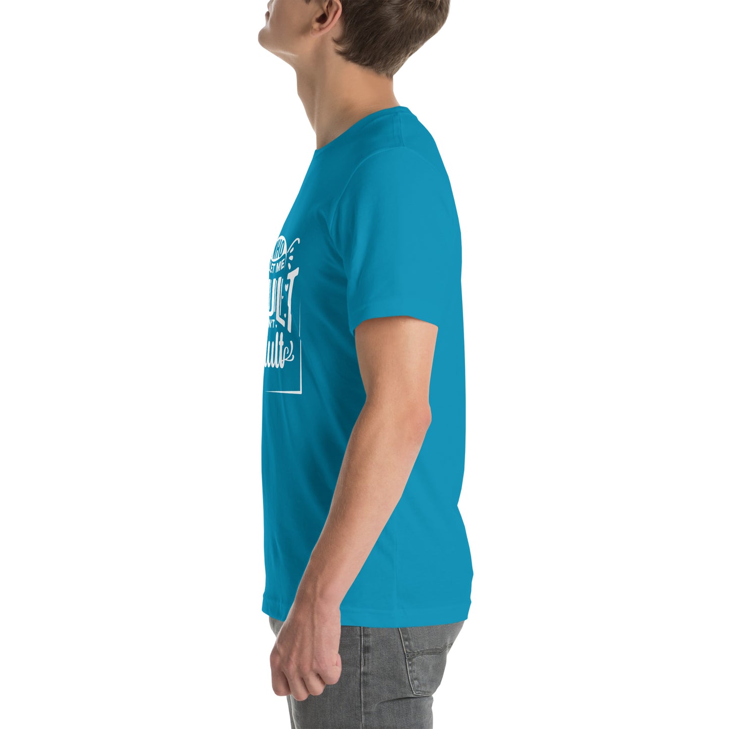 Who let me Unisex t-shirt