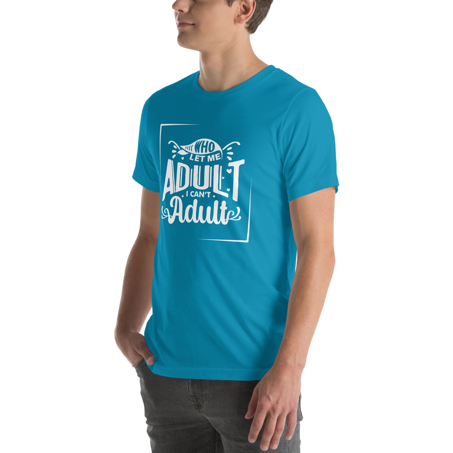 Who let me Unisex t-shirt