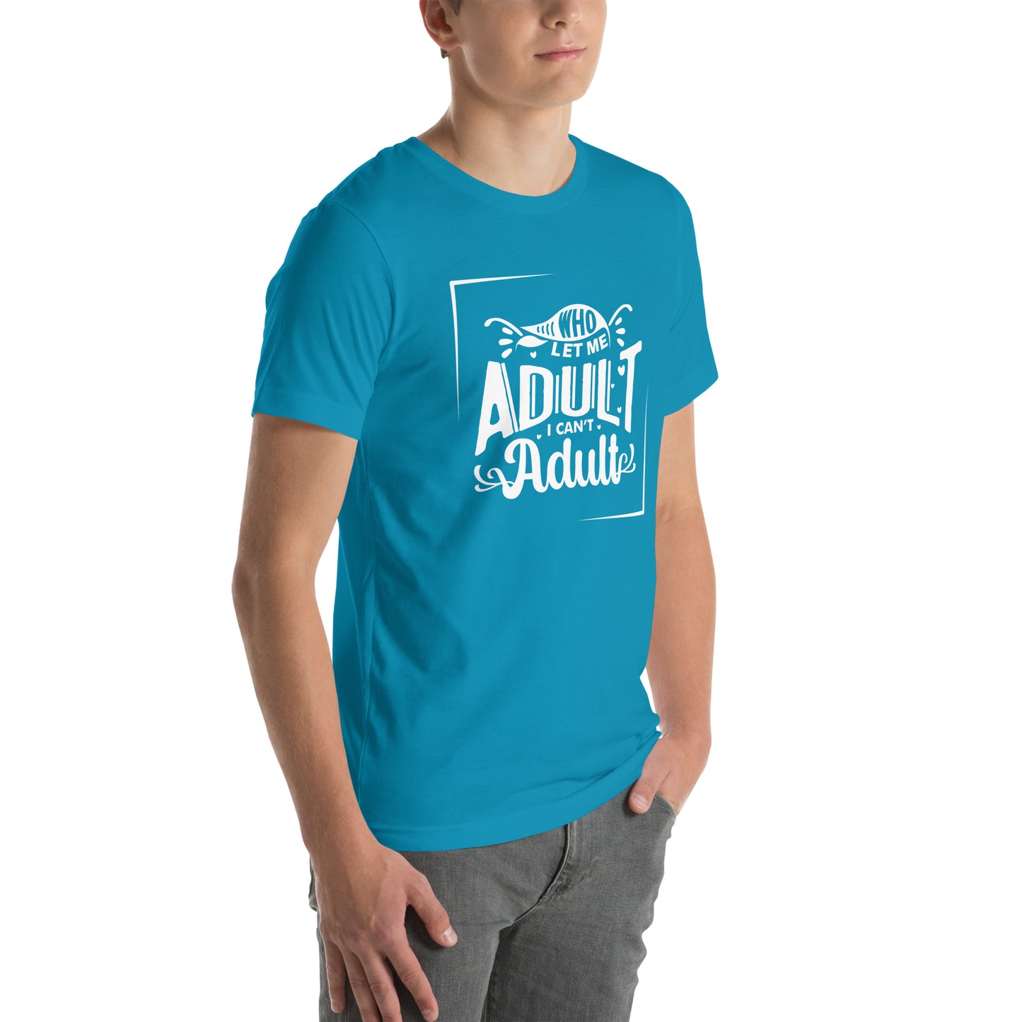 Who let me Unisex t-shirt
