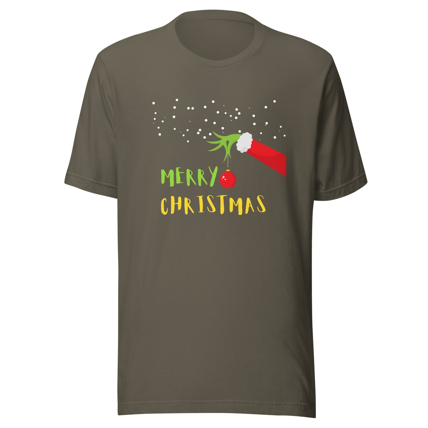 Grinch merry ChristmasUnisex t-shirt