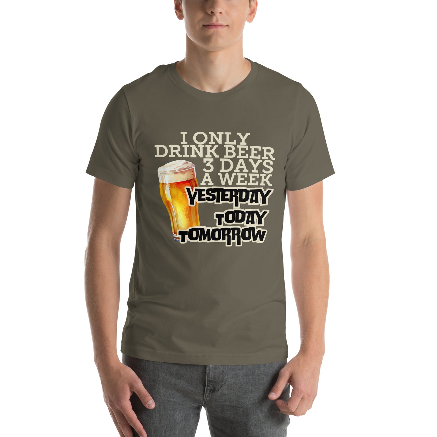 I only drink Unisex t-shirt