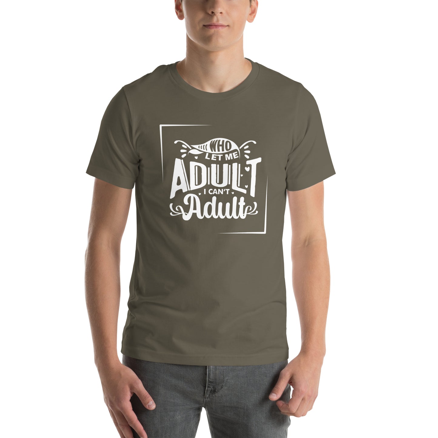 Who let me Unisex t-shirt