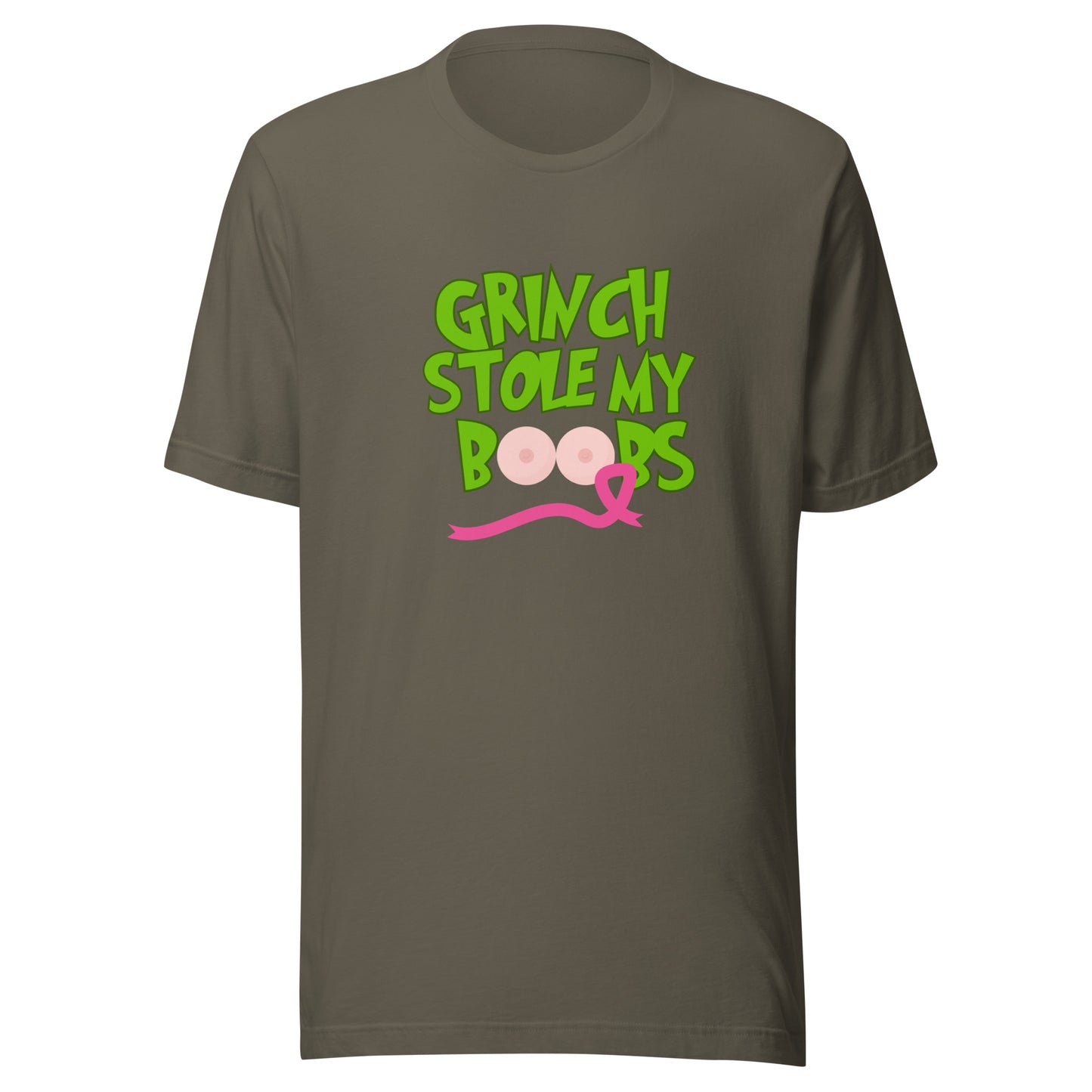 Grinch stole my boobs Unisex t-shirt