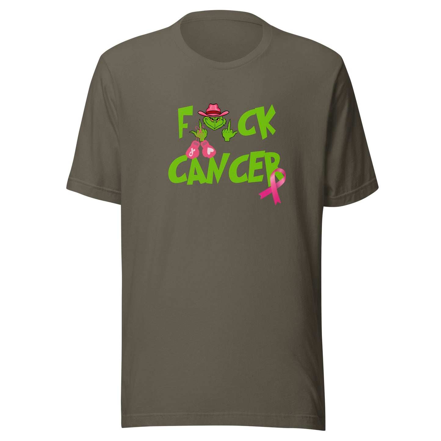F*ck cancer grinch Unisex t-shirt