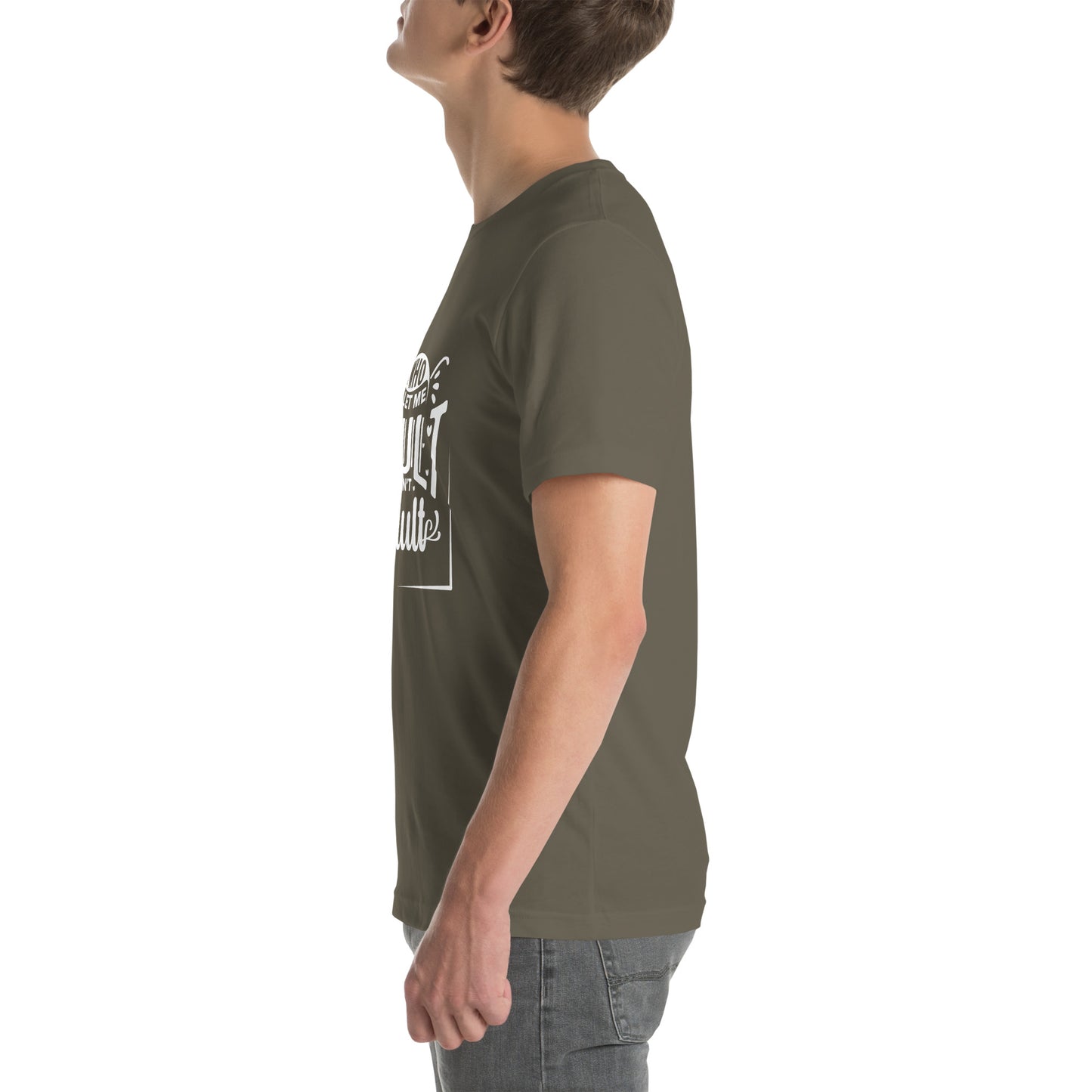 Who let me Unisex t-shirt