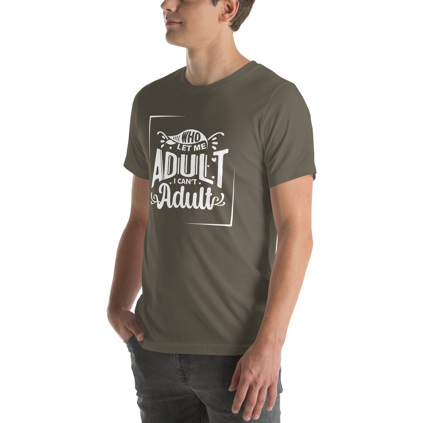 Who let me Unisex t-shirt