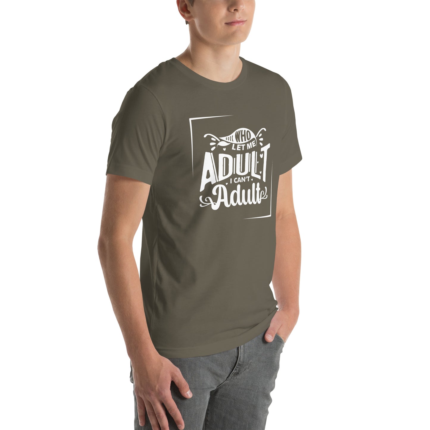 Who let me Unisex t-shirt
