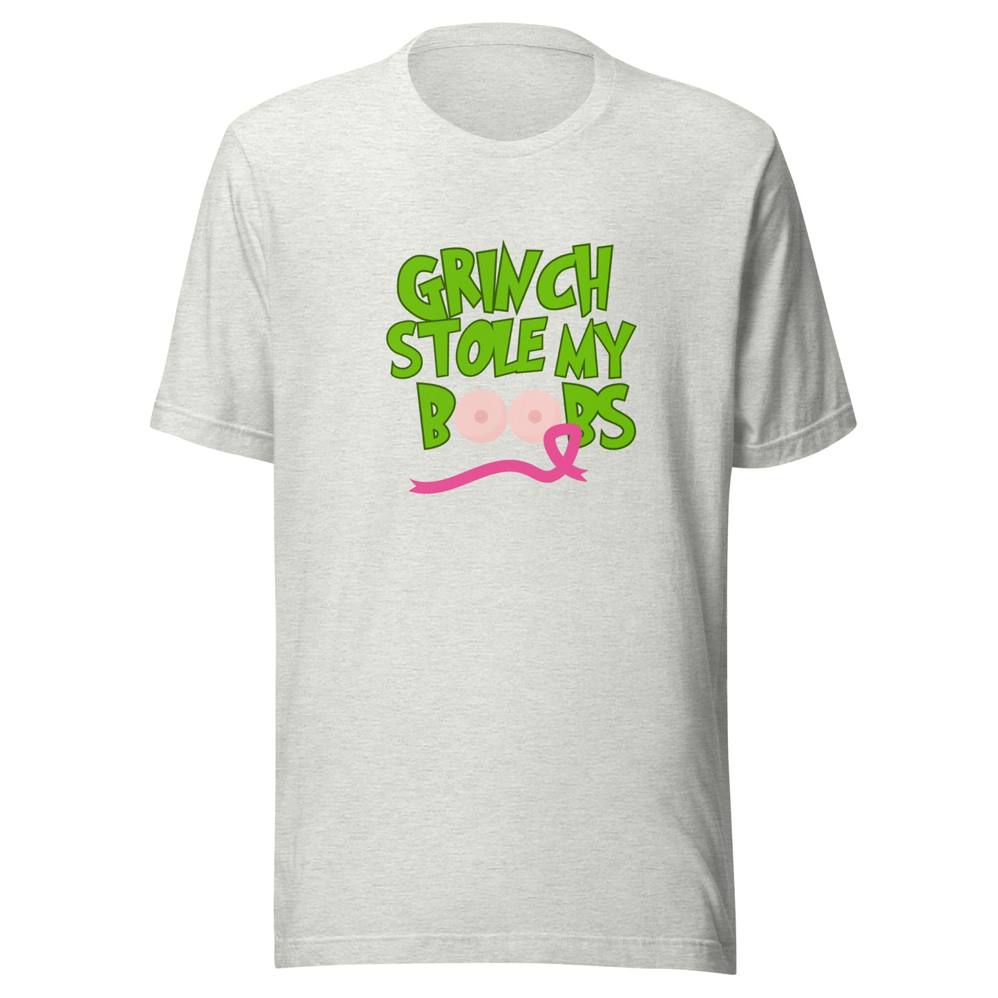 Grinch stole my boobs Unisex t-shirt