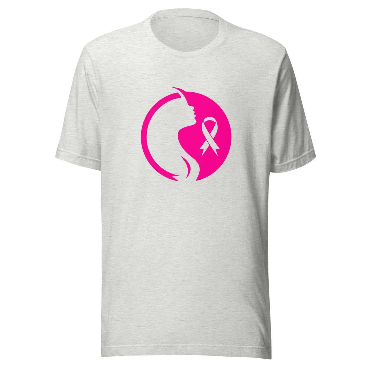 Breast cancer silhouette Unisex t-shirt