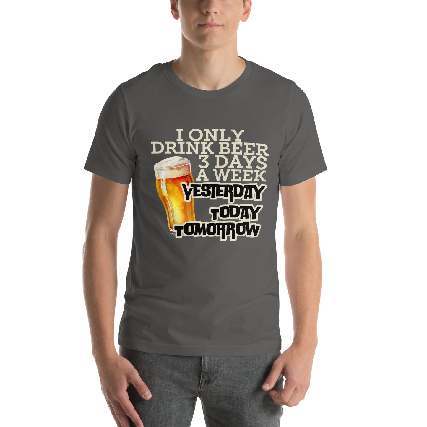 I only drink Unisex t-shirt