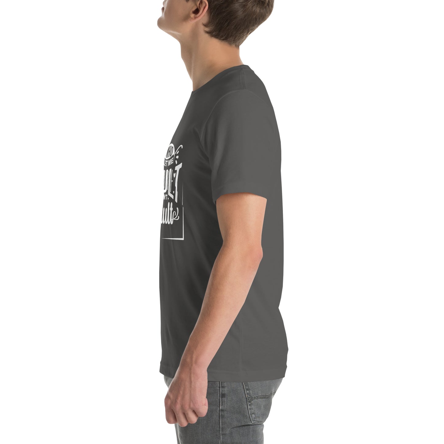 Who let me Unisex t-shirt