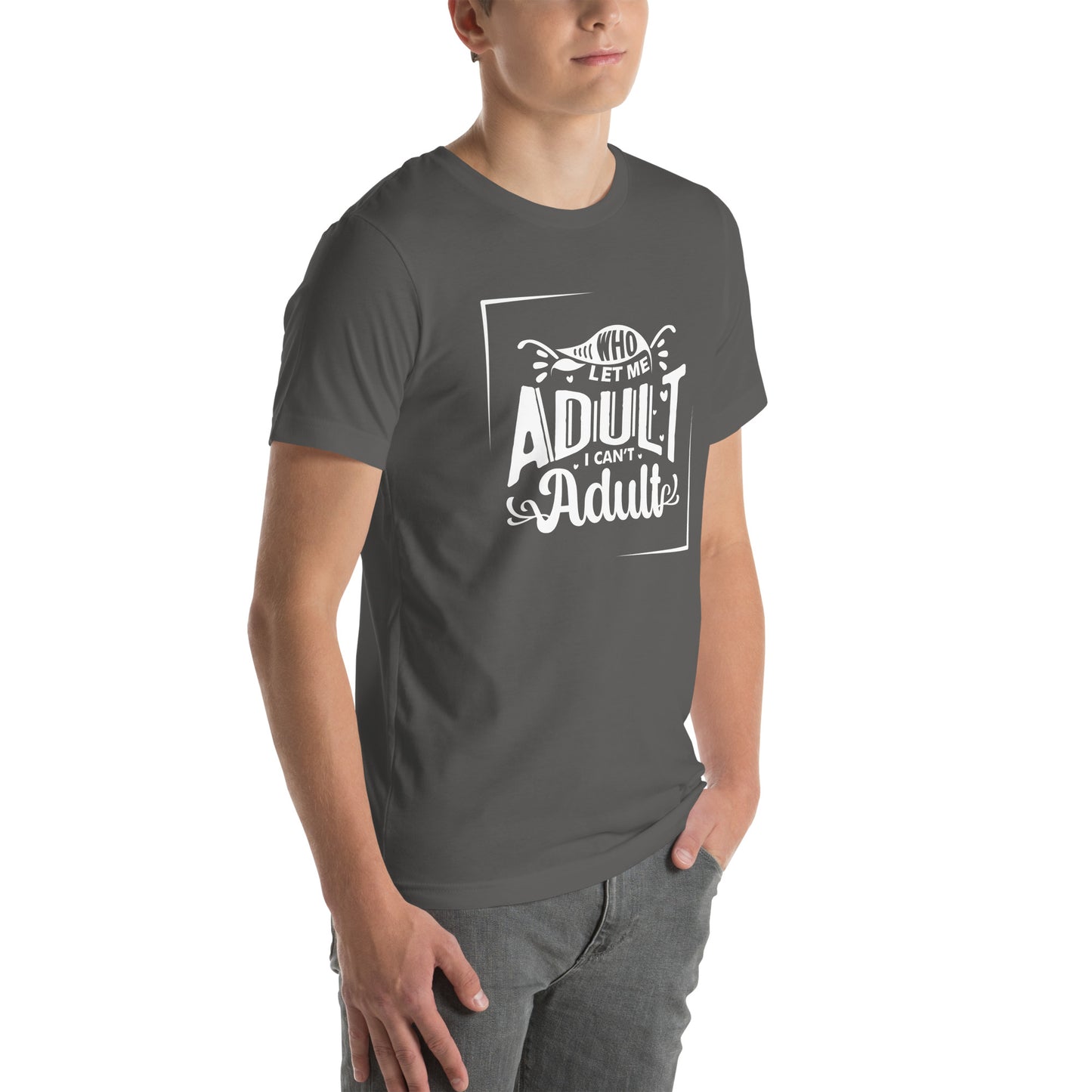 Who let me Unisex t-shirt