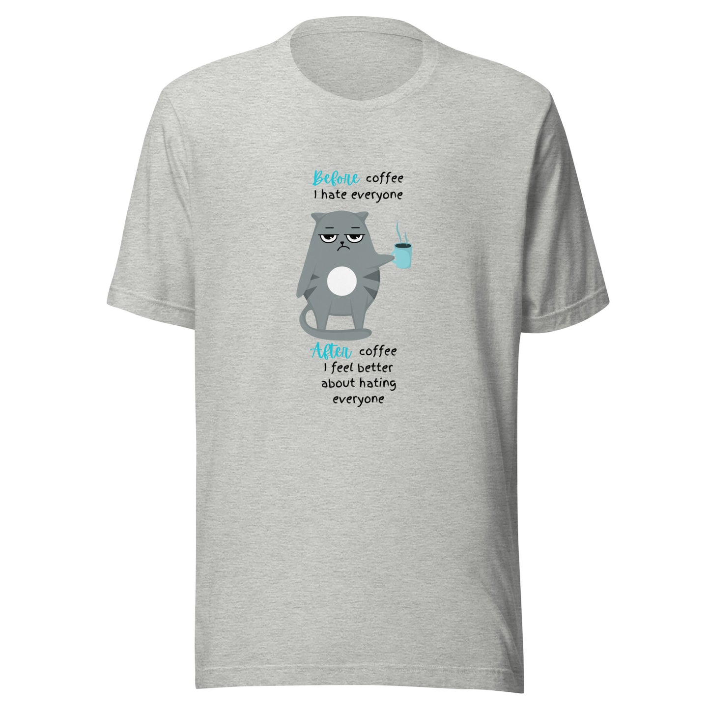 Before coffee Unisex t-shirt