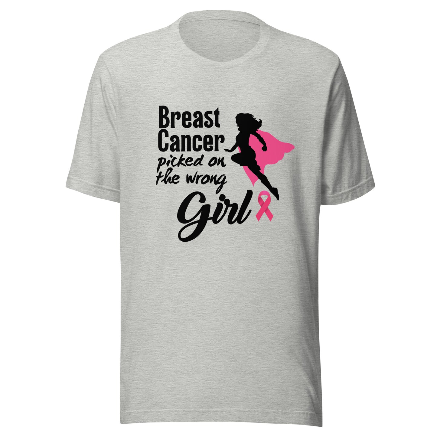 Breast cancer picked on Unisex t-shirt