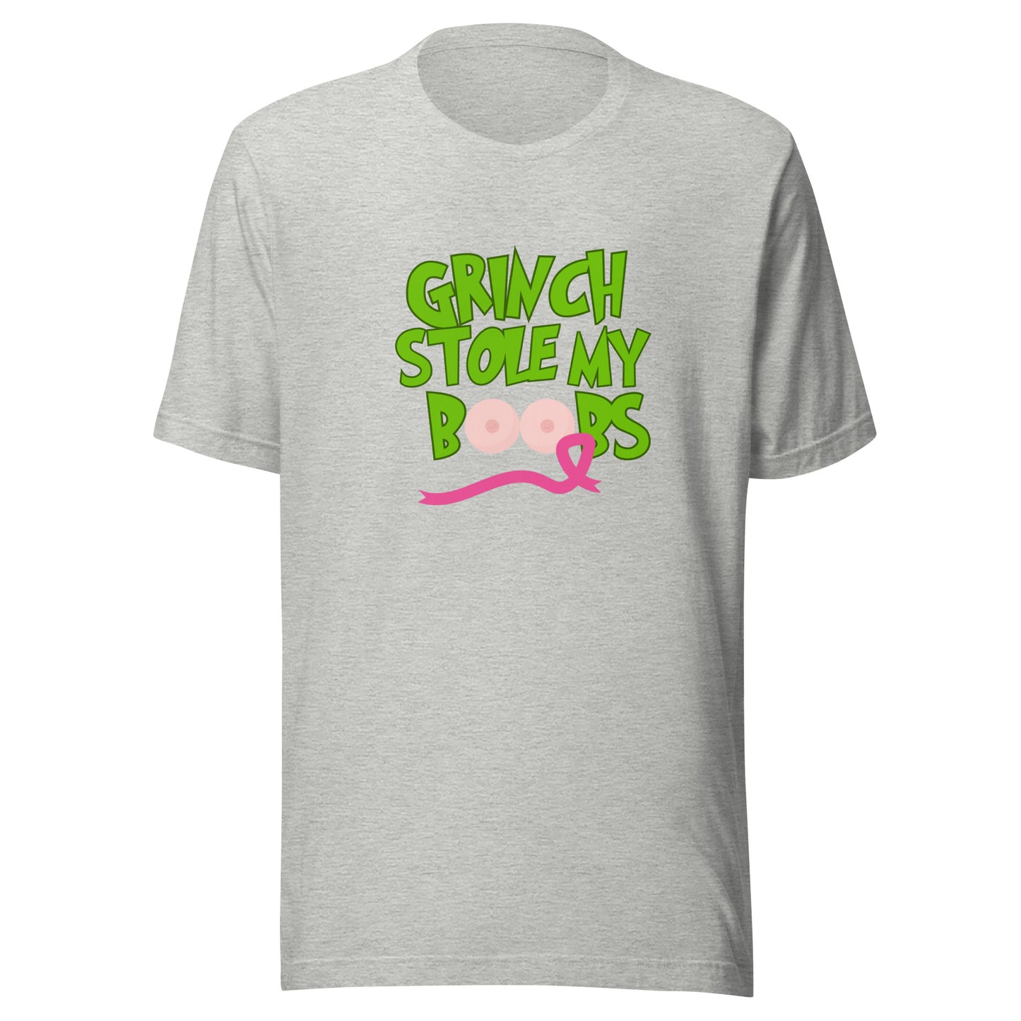 Grinch stole my boobs Unisex t-shirt