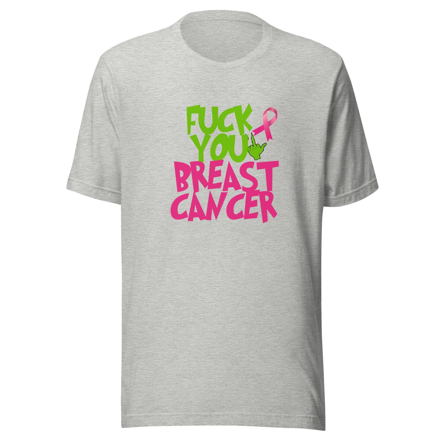Grinch fu breast cancer Unisex t-shirt