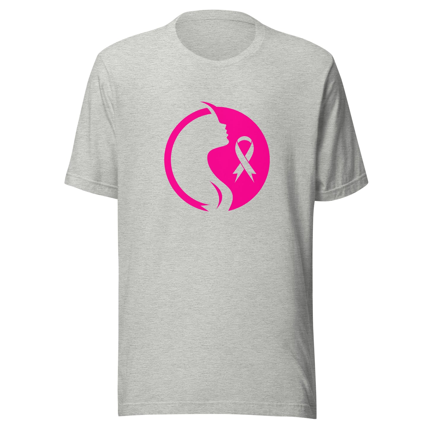 Breast cancer silhouette Unisex t-shirt