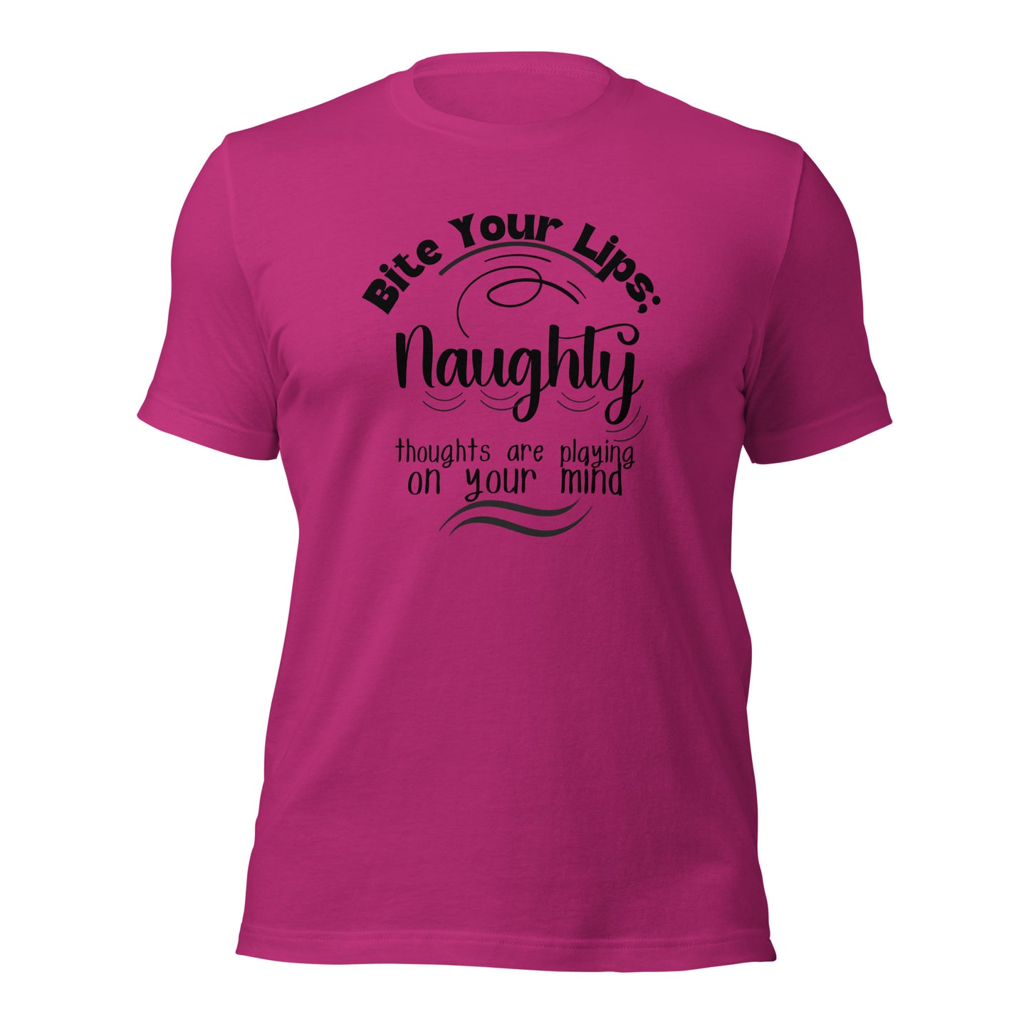 Naughty thoughts Unisex t-shirt
