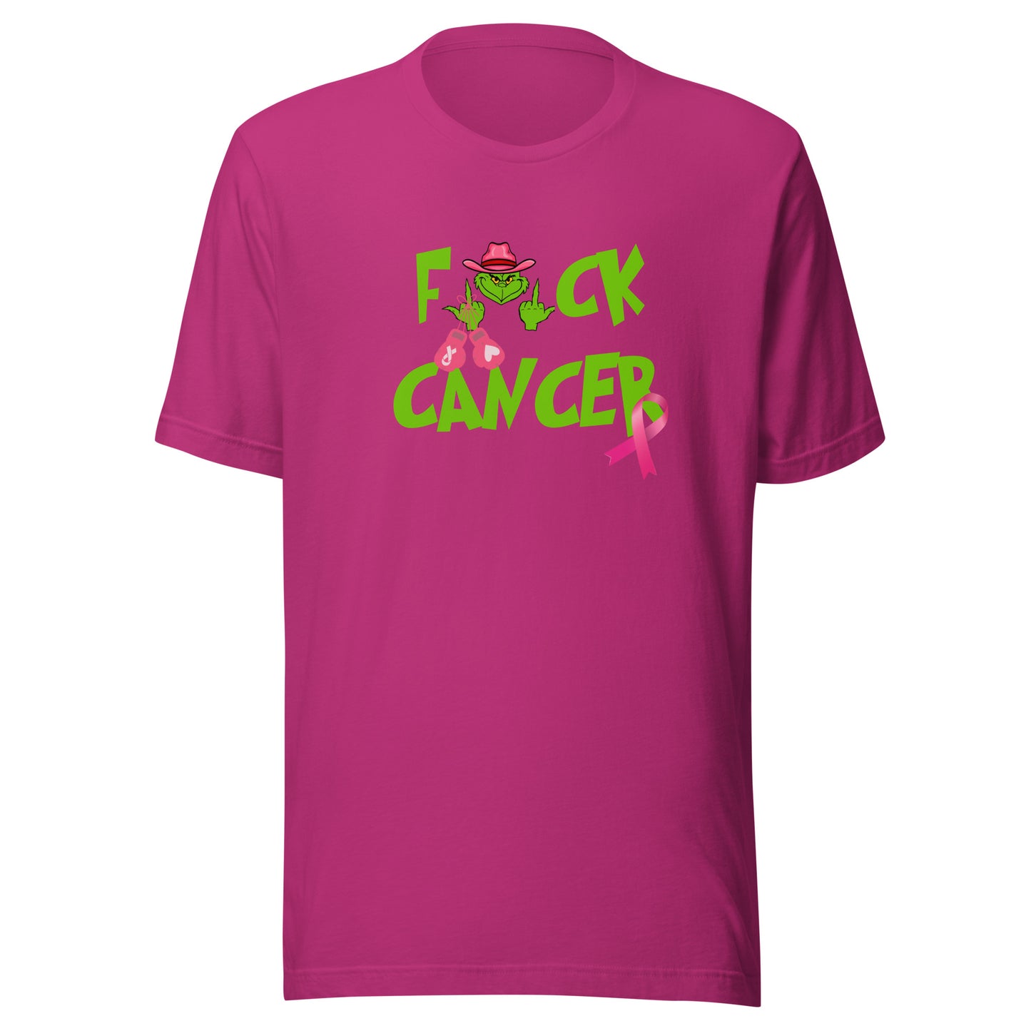 F*ck cancer grinch Unisex t-shirt