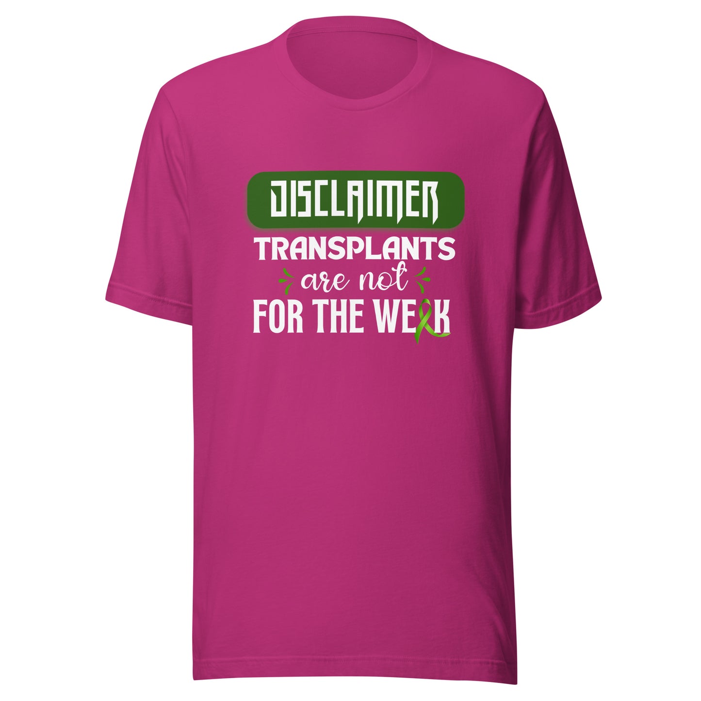 Disclaimer Unisex t-shirt