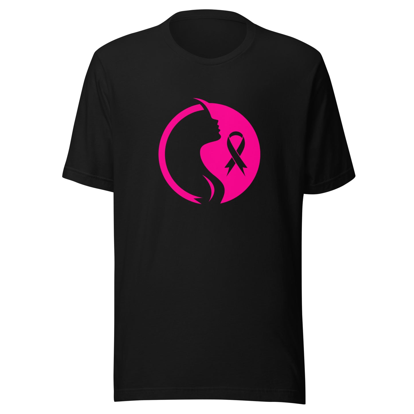Breast cancer silhouette Unisex t-shirt