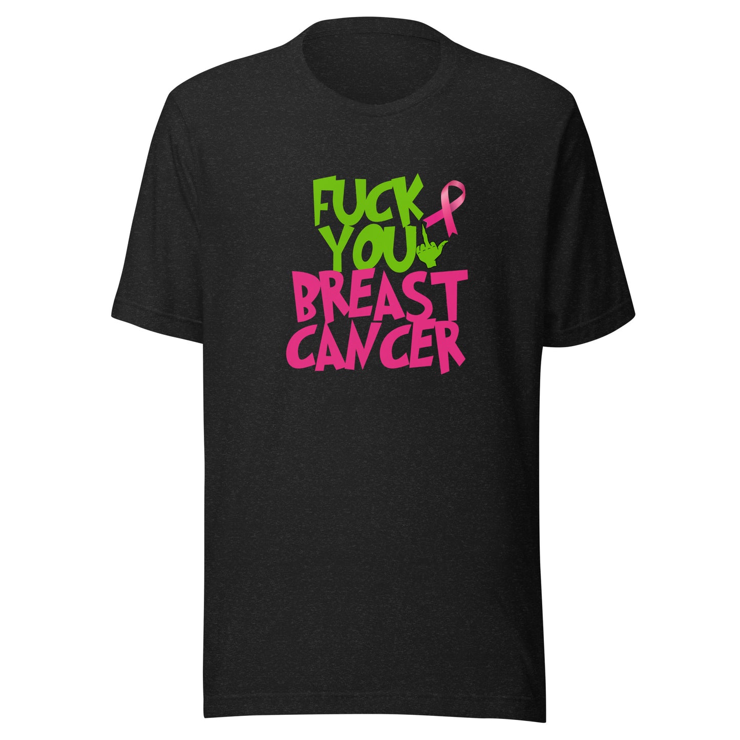 Grinch fu breast cancer Unisex t-shirt
