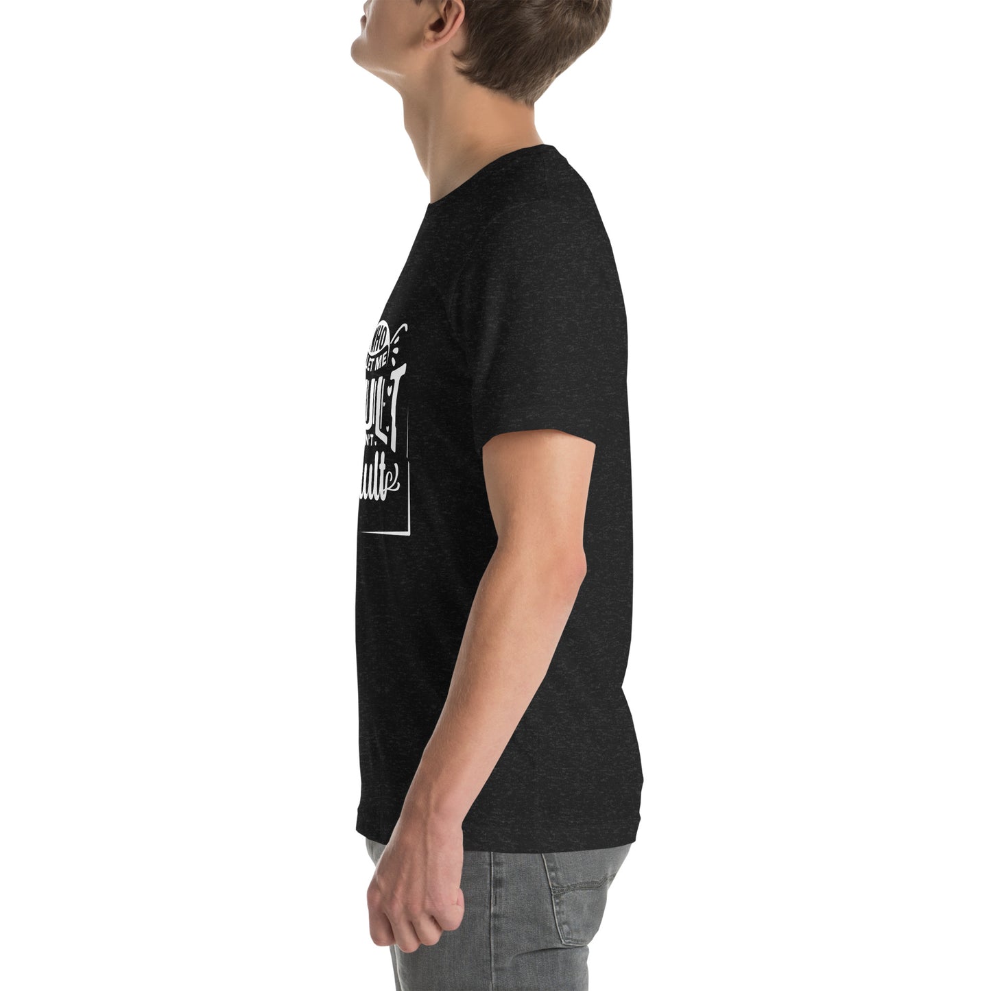 Who let me Unisex t-shirt