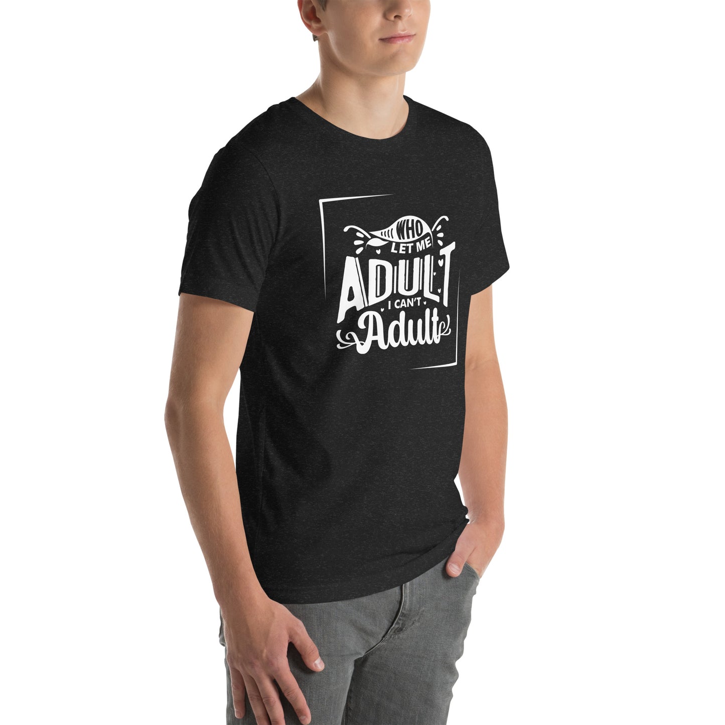 Who let me Unisex t-shirt