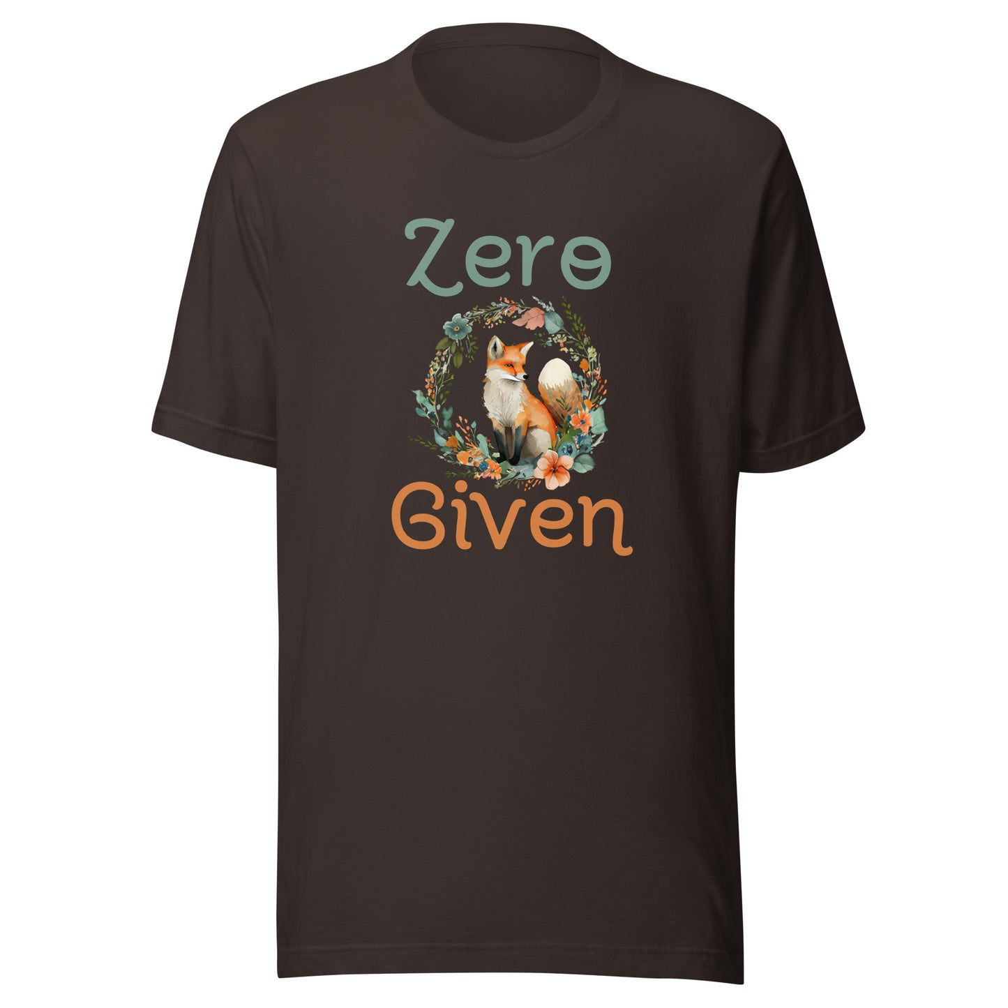 Zero fox given Unisex t-shirt