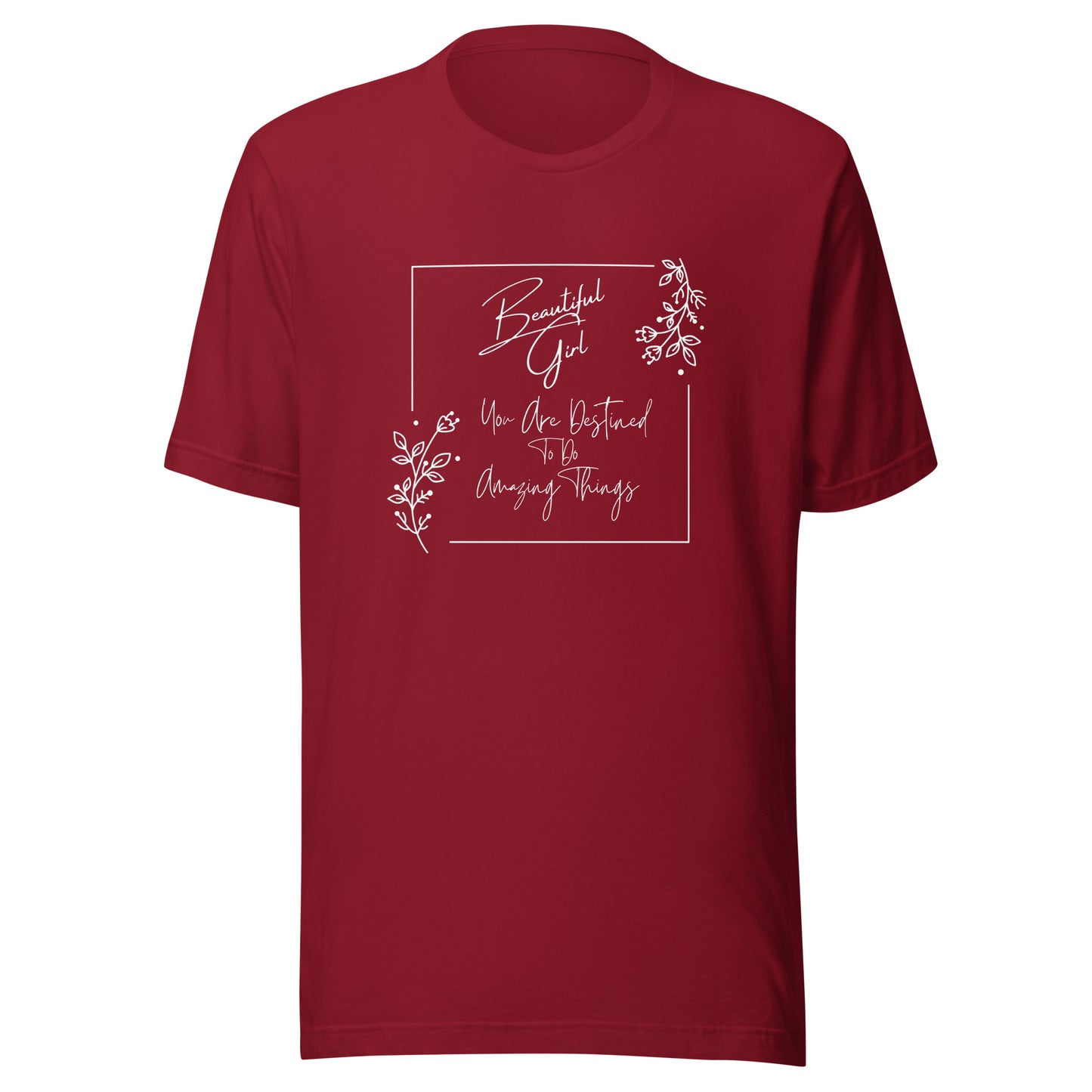 Beautiful girl Unisex t-shirt