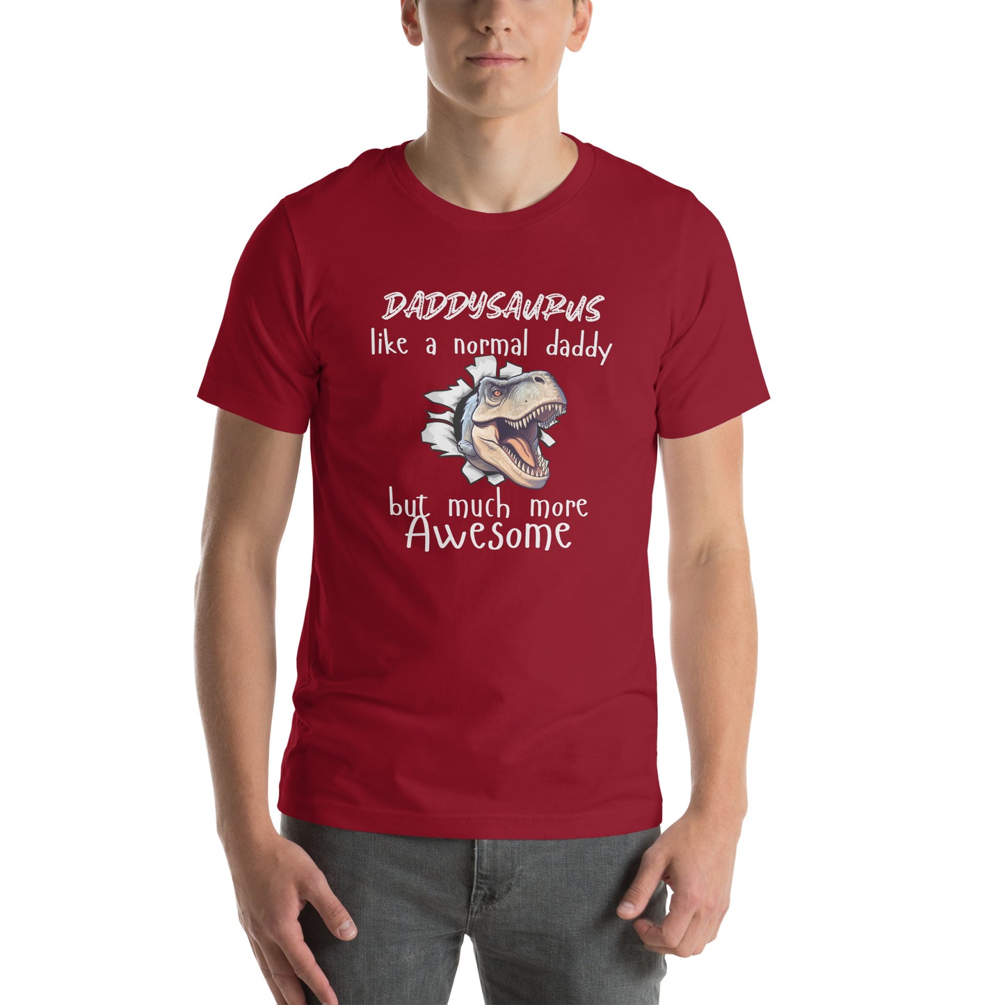 Daddysaurus Unisex t-shirt