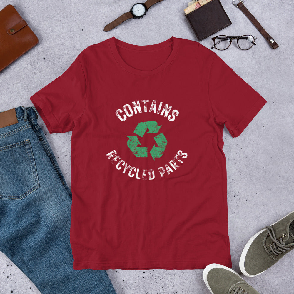 Contains recycled parts Unisex t-shirt