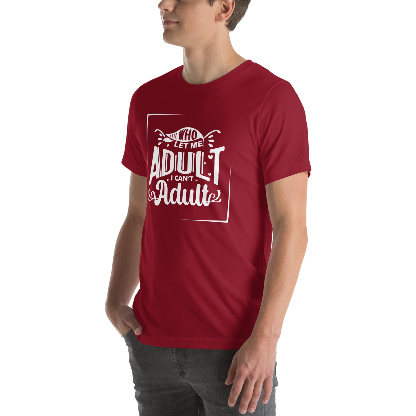 Who let me Unisex t-shirt