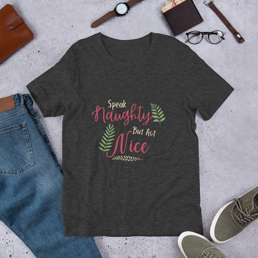 Naughty Unisex t-shirt