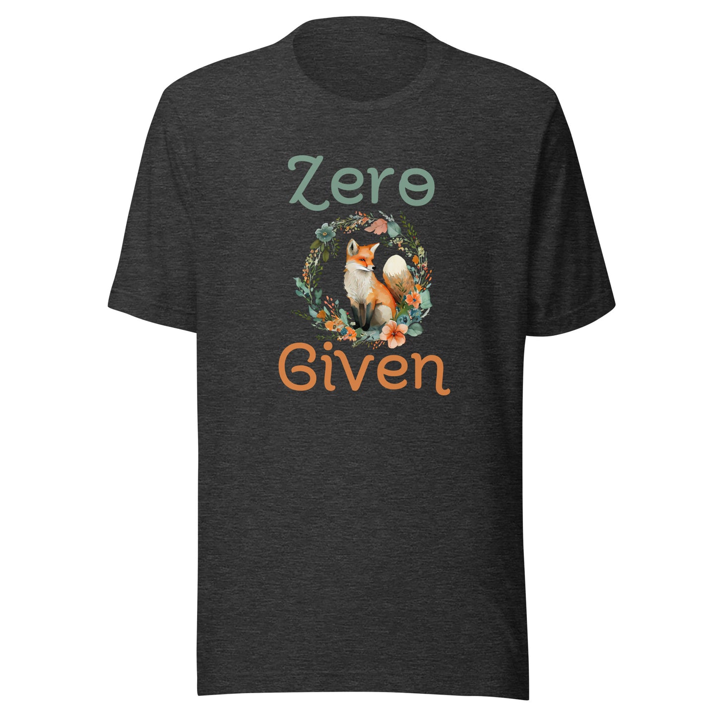 Zero fox given Unisex t-shirt
