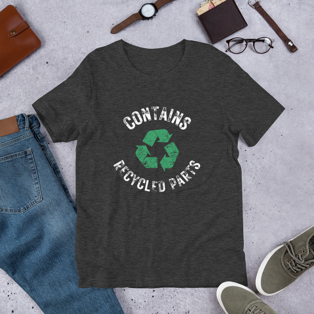 Contains recycled parts Unisex t-shirt