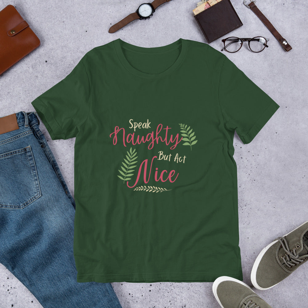 Naughty Unisex t-shirt