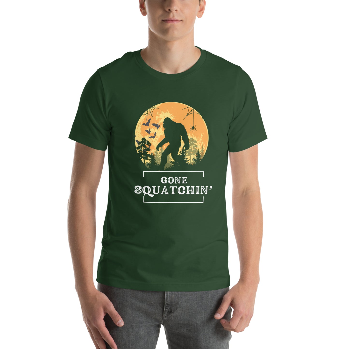 Gone squatchin Unisex t-shirt